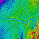 Wide flat iceberg ploughmarks, which were scraped by unusually flat-bottomed icebergs in the central Barents Sea. (Image courtesy British Antarctic Survey)